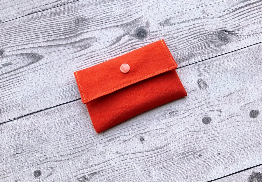 Card holder pouch. Loyalty, credit, debit cards purse.