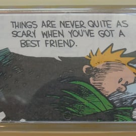 Comic Fridge  Magnet - Friend