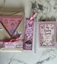 Bookish Adventures Mystery Book Gift Age 6 to 9 Pink Reading Journal Set - Image 2