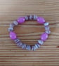 Handmade bracelet made using pre-loved beads.