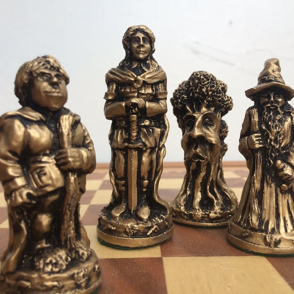 Lord of the Rings Chess pieces - LOTR Themed Chess pieces only