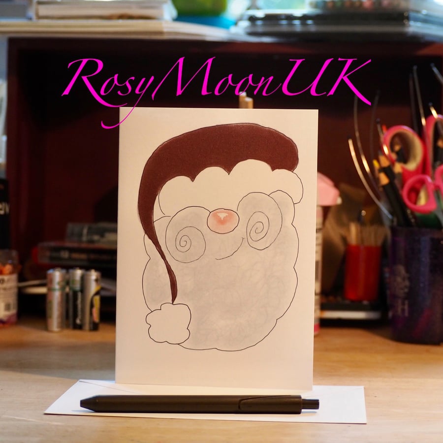 Father Christmas, Christmas Card 