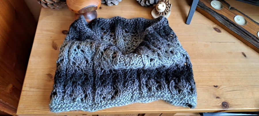Handknitted Cowl Neck Warmer 