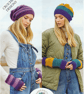 VINTAGE CROCHET PATTERN Ladies Hat and Mitts