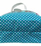 Extra Large drawstring knitting bag with sheep print, multi pockets project bag  - Image 9