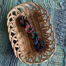 Hand spun art yarn - wool and mohair