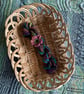 Hand spun art yarn - wool and mohair