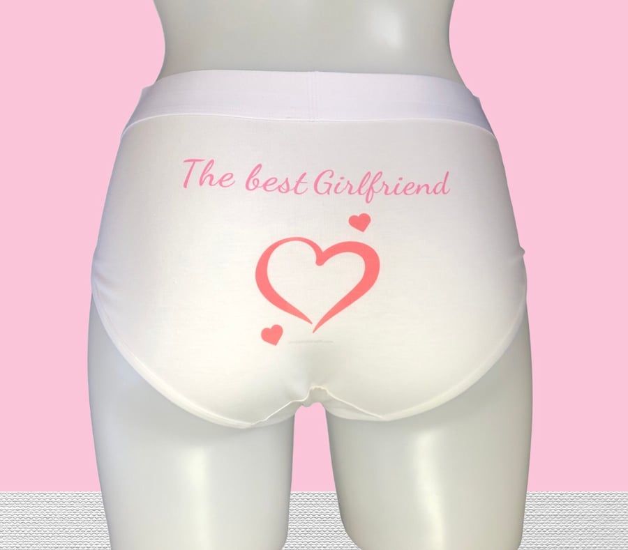 Woman's Underwear, The Best Girlfriend. Christm - Folksy