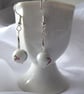 Christmas Bauble Multi colour Leaping Reindeer Earrings  - Image 2