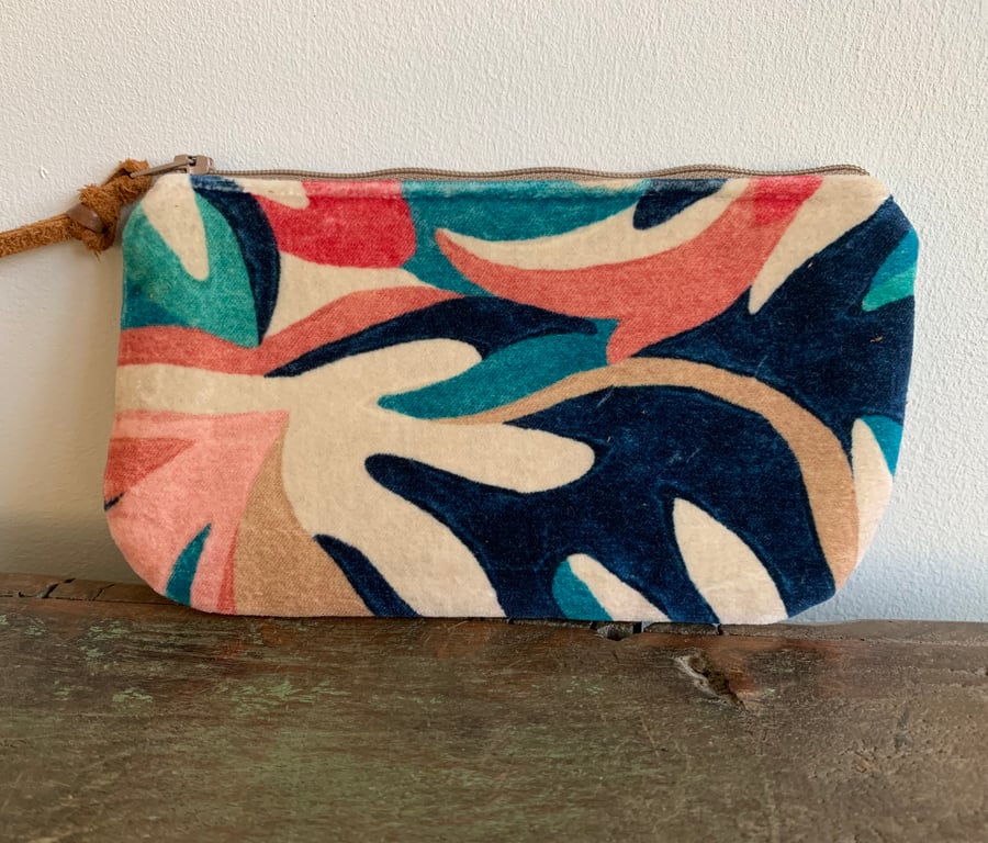 SECONDS SUNDAY Melora velvet glasses case zip pouch