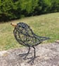 Freestanding Wire Blackbird Sculpture - Image 1