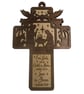 Nativity Cross Christmas Ornament Wooden Christian Decoration Isaiah 9:6 Ornamen - Image 2