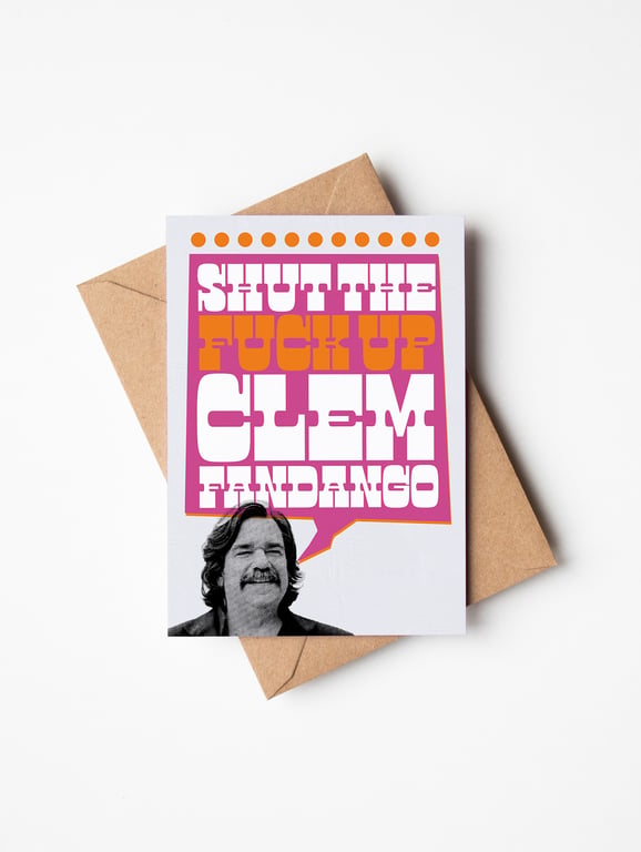 Toast of London A6 Greetings Card Clem Fandango Matt Berry