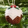 Christmas Pudding Hanging Decoration