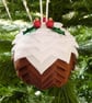 Christmas Pudding Hanging Decoration