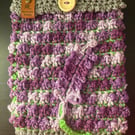 Lavender Garden Book Sleeve – Handmade Floral Book Cover & Reader Gift