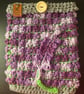 Lavender Garden Book Sleeve – Handmade Floral Book Cover & Reader Gift