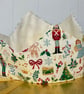 Set of 4 Christmas party crowns. Nutcracker-themed fabrics - Image 5