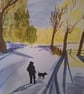 Winter dog walker  - Image 1