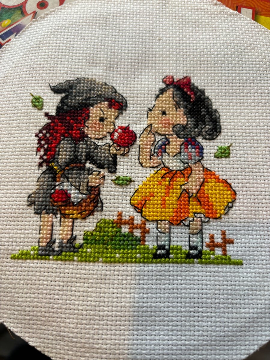 Snow White cross stitch 