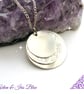 Silver Disc Necklace - Image 2