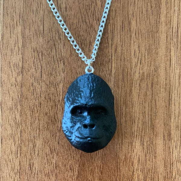 3D Printed Gorilla necklace