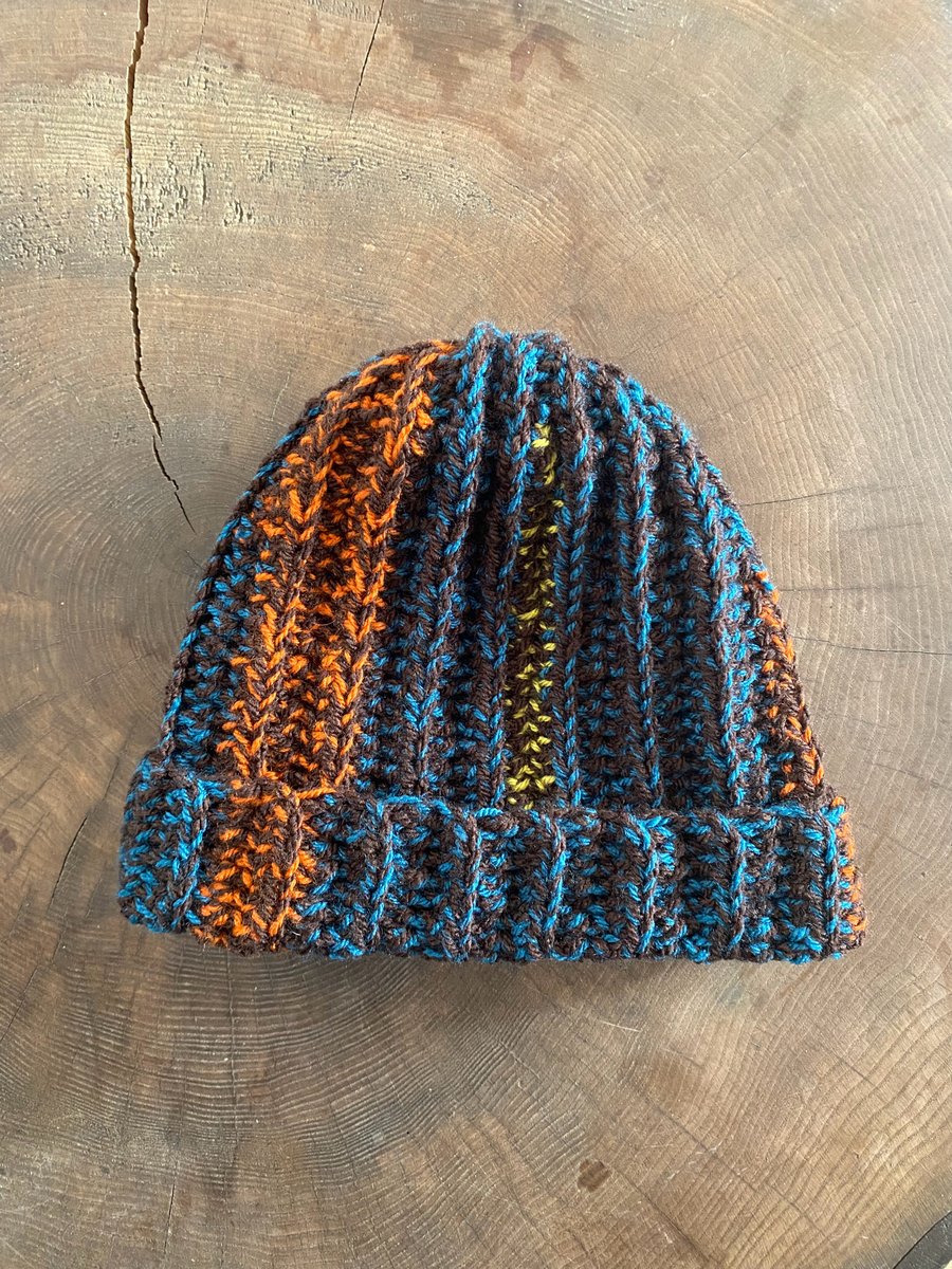 FrankenBeanie Crochet Hat - Electric Duck