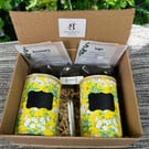 Ditsy Daisy Handmade Recycled Eco-Friendly Indoor Kitchen Herb Gift Set