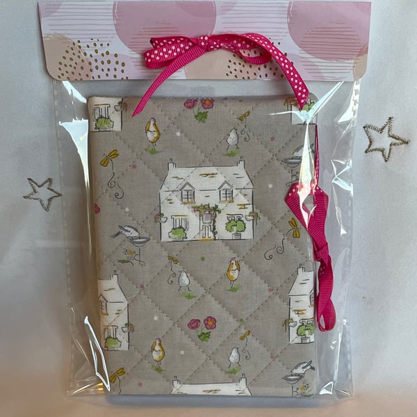 Quilted Notebook Cover (Notebook Included)