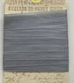 VINTAGE -STYLE ribbon . 4 yds. ( silky, seam binding ). ' Silver Grey'. - Image 2