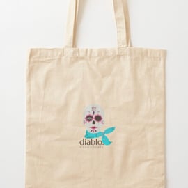 Printed tote , Diablo essentials logo