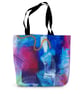 Abstract Art Tote Bag with Contemporary Design - Image 1