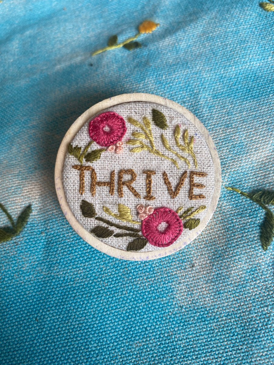‘Thrive’ brooch 