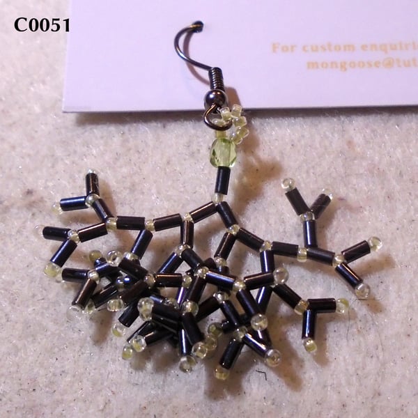 Fractal-style earrings (customisable)