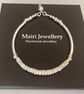 Ethiopian Opal Sterling Silver Noodle Bracelet with Slider Clasp - Image 6