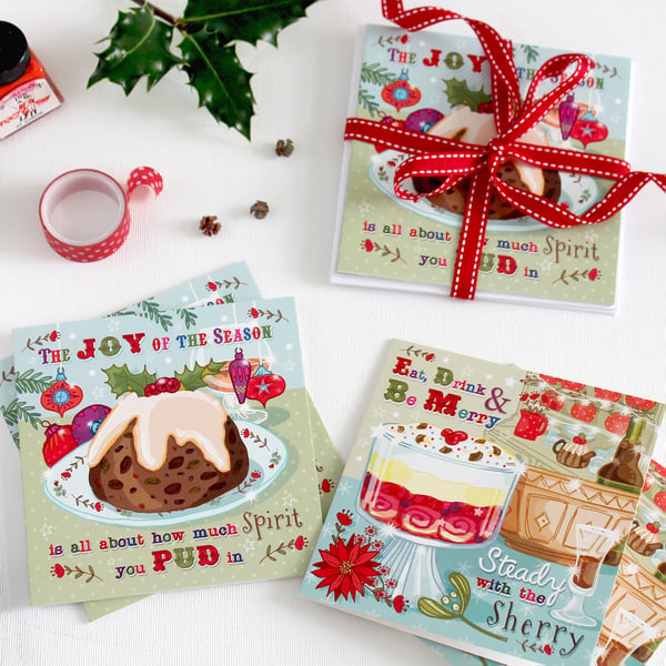 Christmas Card Pack of 6 - Sweet Christmas