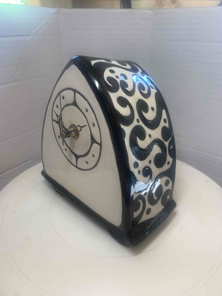 Beautiful unique ceramic clock 