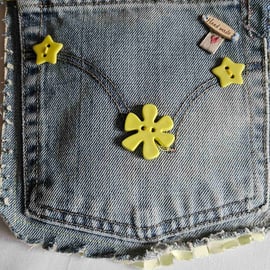 Denim Pocket Bag, shoulder, crossbody