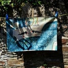 Oystercatchers Coastal Birds Tea Towel