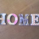 HOME - Wooden Word Decoration