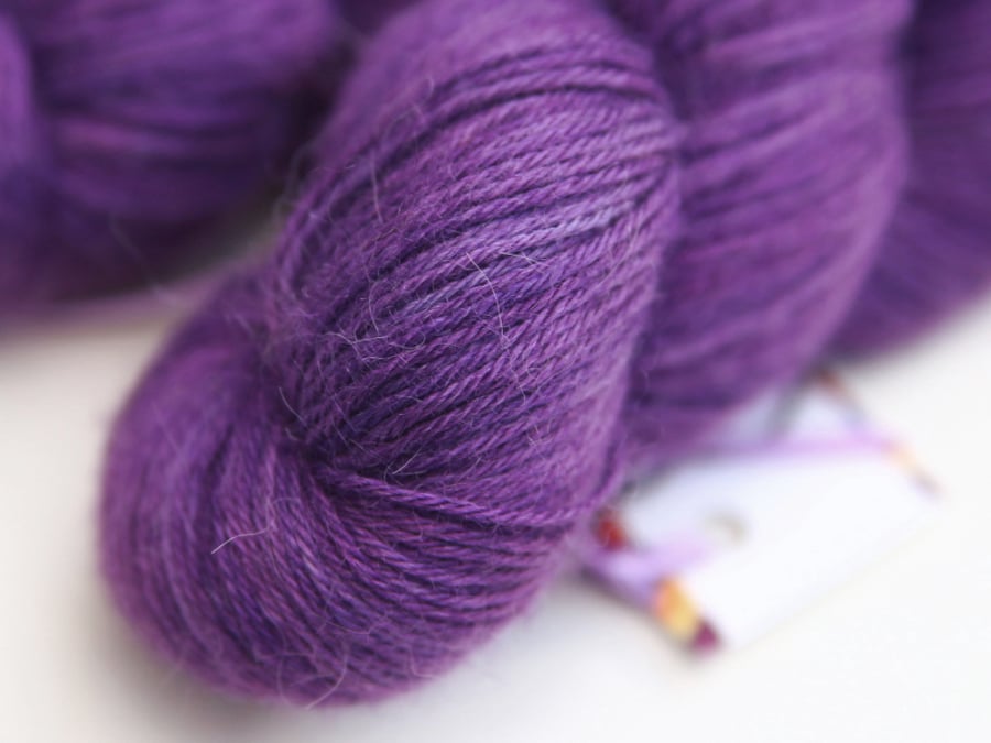 SALE Enigma - Silky baby alpaca 4-ply yarn