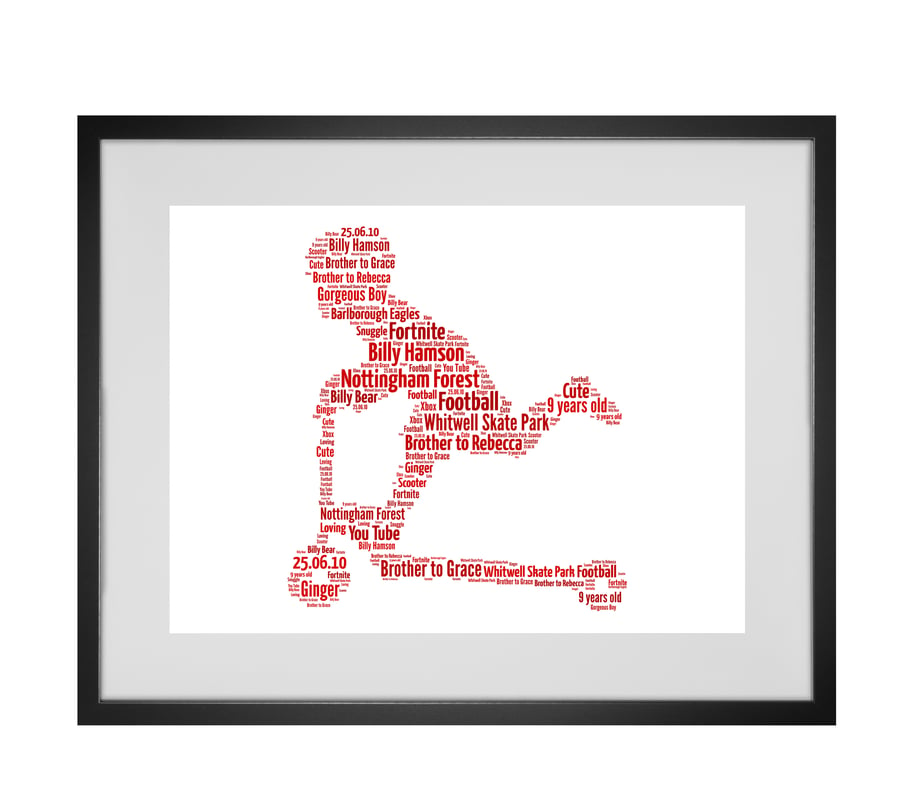 Personalised Scooter Design Word Art