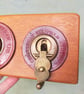 Vintage Tape Measure Key and Letter Rack 10 - Image 4