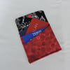 Seconds Sunday  Wallet for Store Cards  Credit Cards  Red and Black 