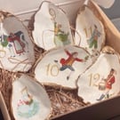 12 days of Christmas oyster decorations 