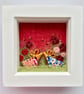 Shadow box frame square "Flora & Fred" - Image 1