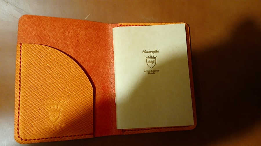 Leather Passport Holder and Notebook 