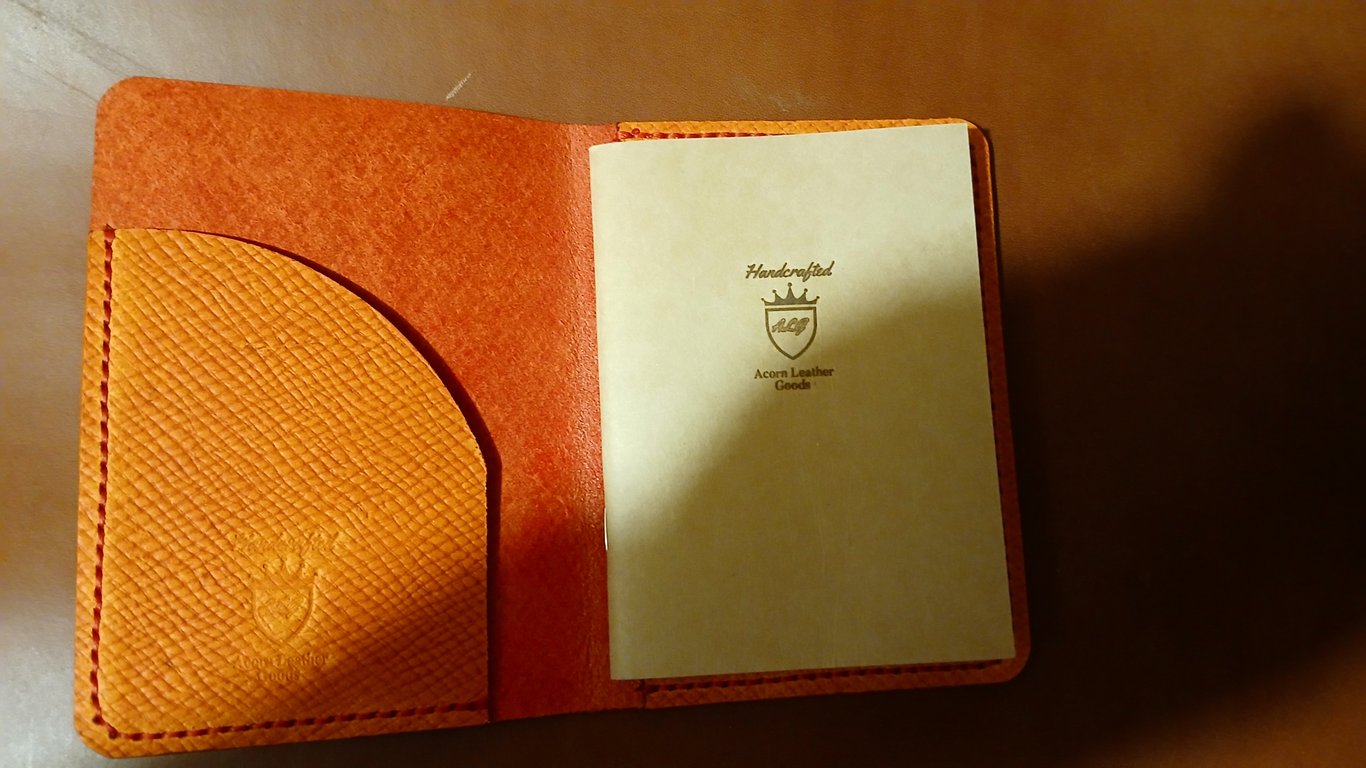 Leather Passport Holder and Notebook 