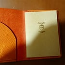 Leather Passport Holder and Notebook 