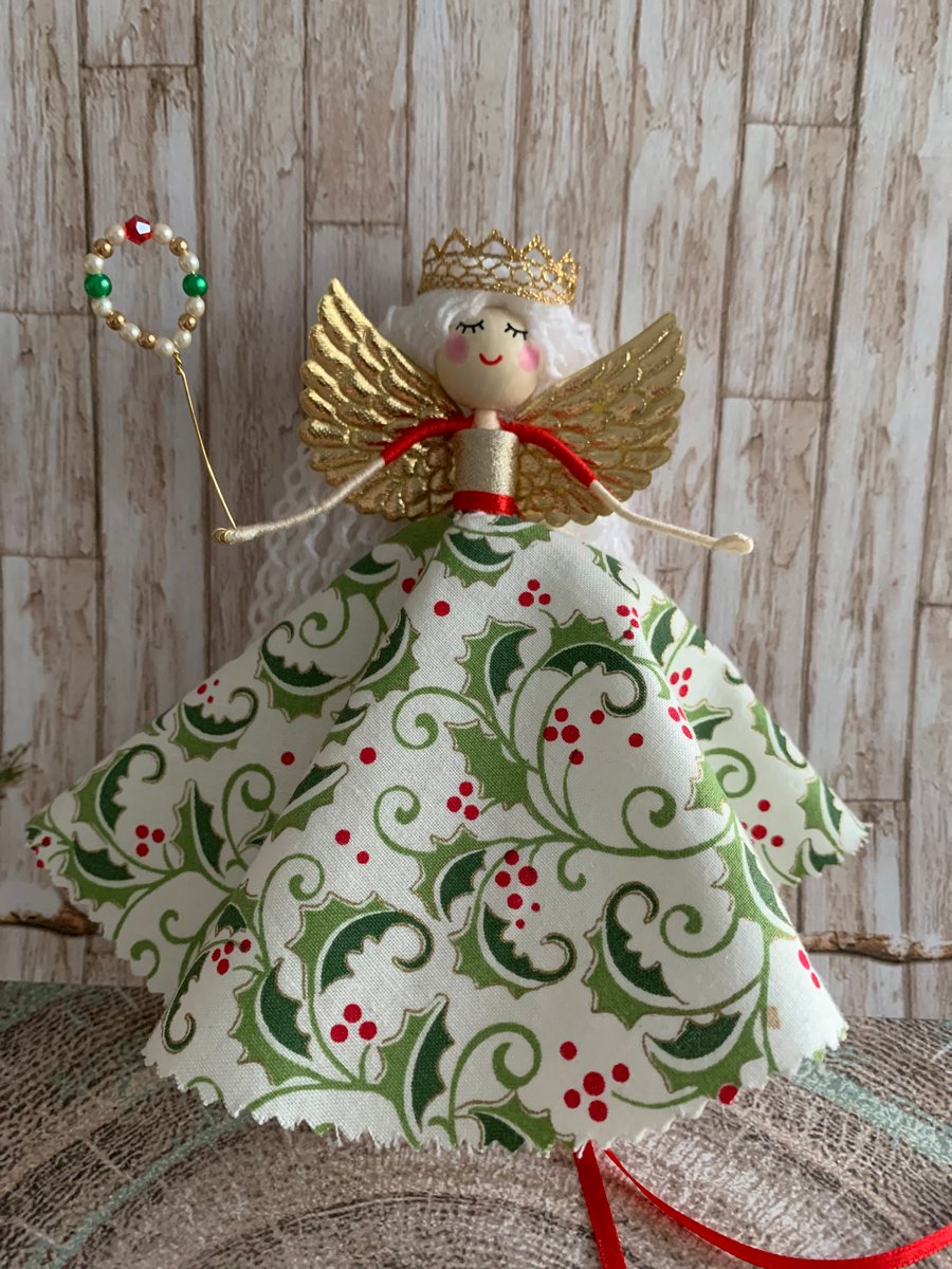 Handcrafted Christmas Fairy Ornament